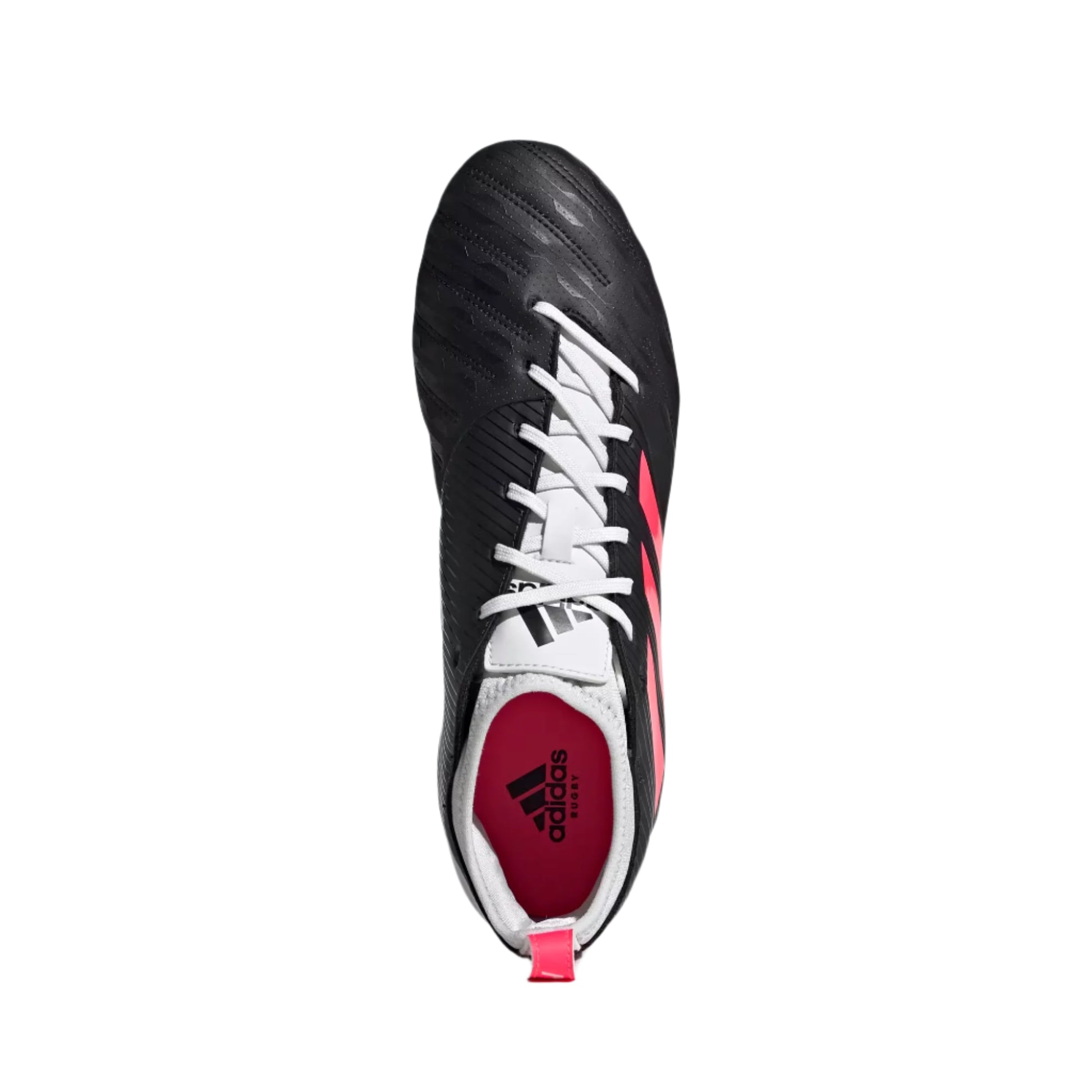 Adidas Malice Elite Soft Ground Rugby Boots - Core Black / Signal Pink / Crystal White