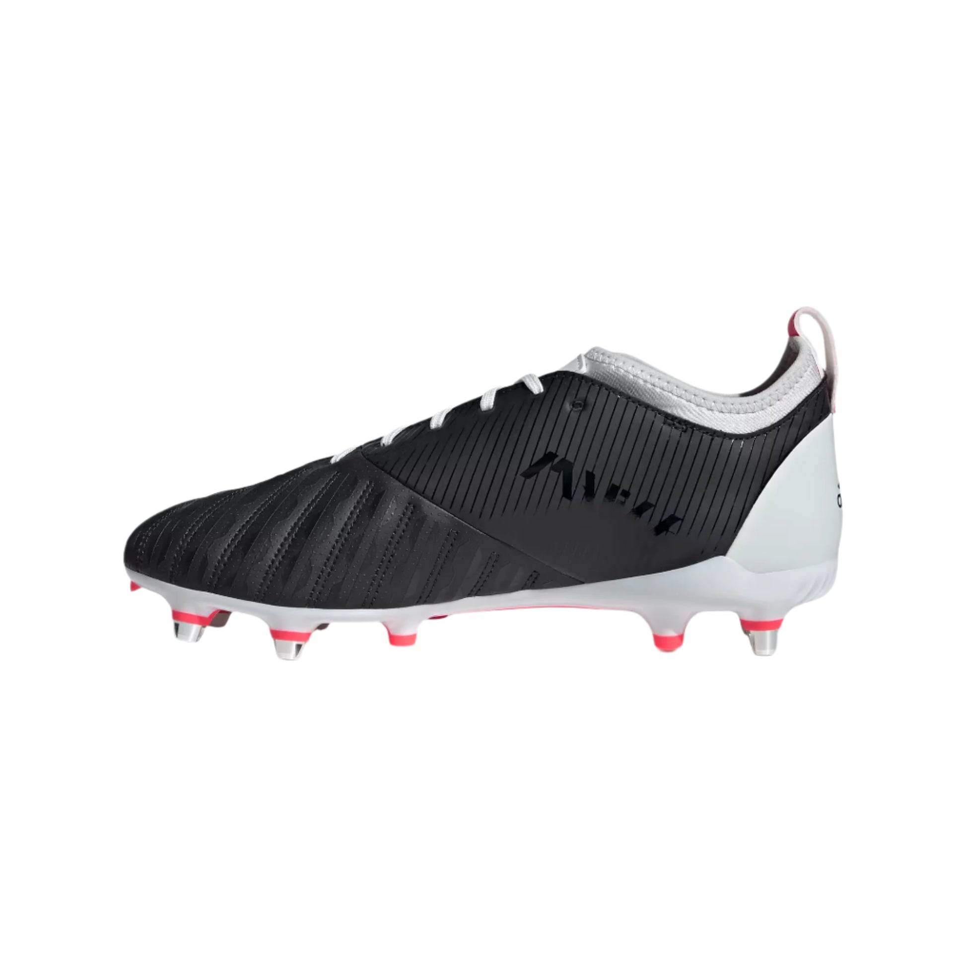 Adidas Malice Elite Soft Ground Rugby Boots - Core Black / Signal Pink / Crystal White