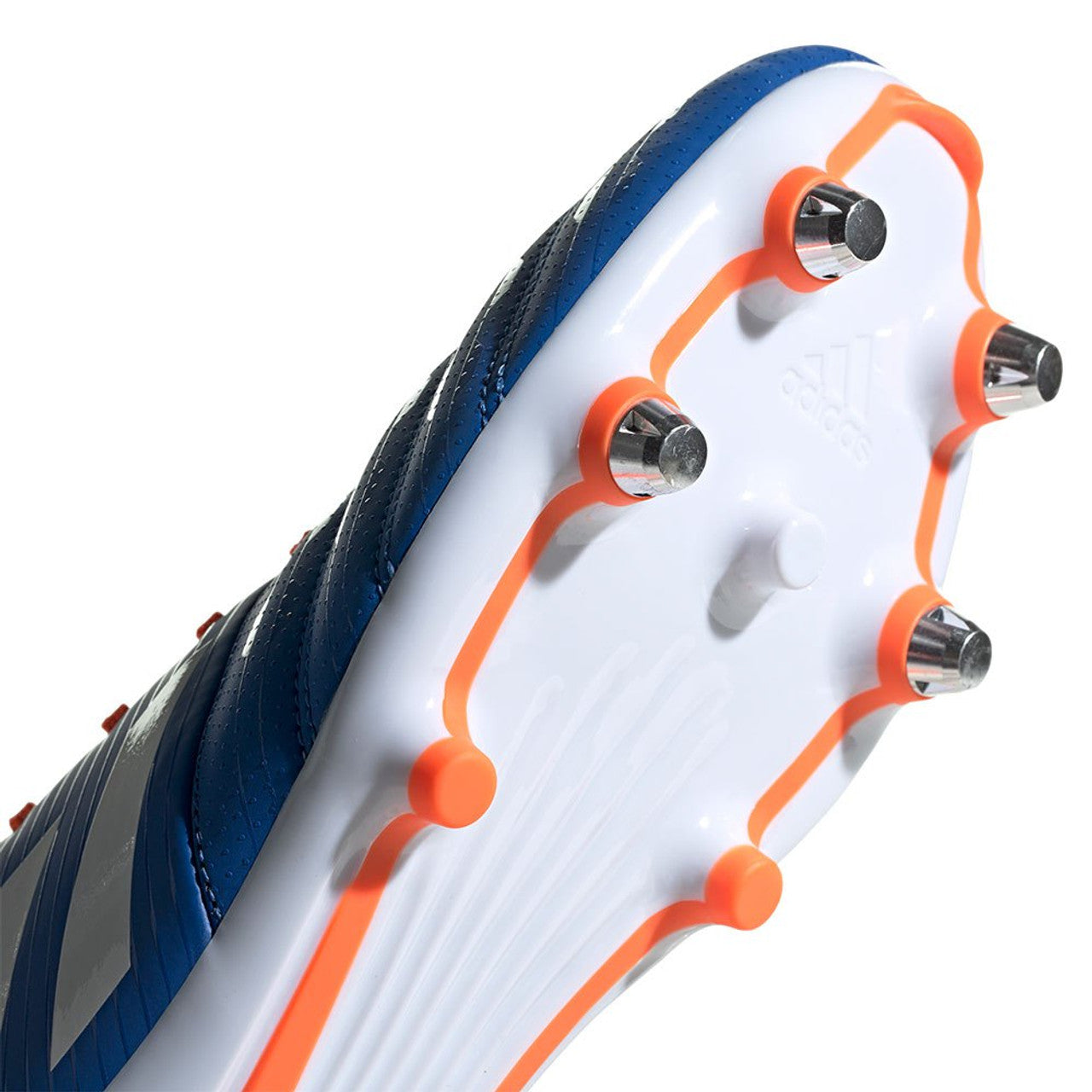 Adidas Malice SG Rugby Boots - Blue/ White/ Orange