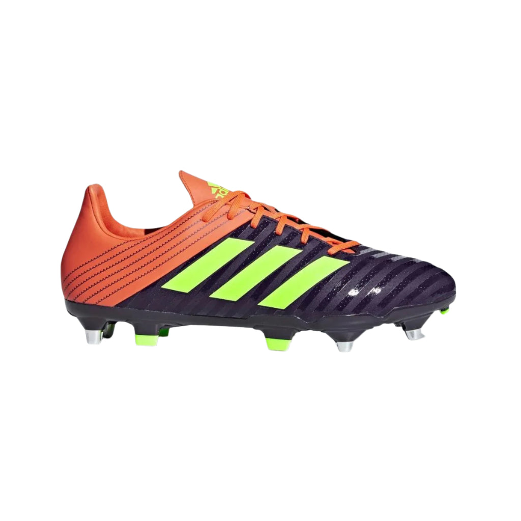 Adidas Malice Soft Groung Rugby Boot - Legend/Yellow/True Orange